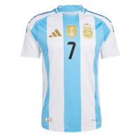 Maglia Calcio Argentina Rodrigo De Paul #7 Prima Divisa Copa America 2024 Manica Corta